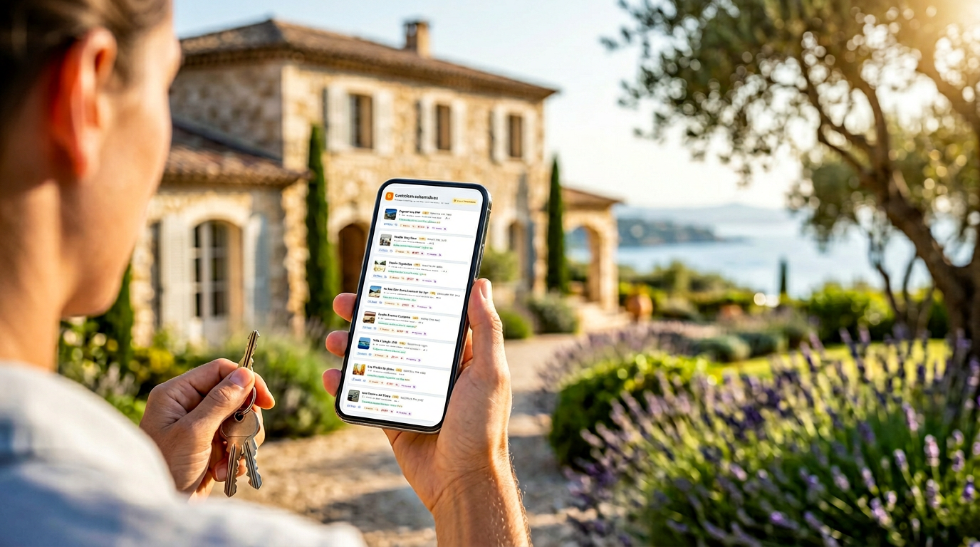 BusinessHub consulté sur mobile, sur le terrain
